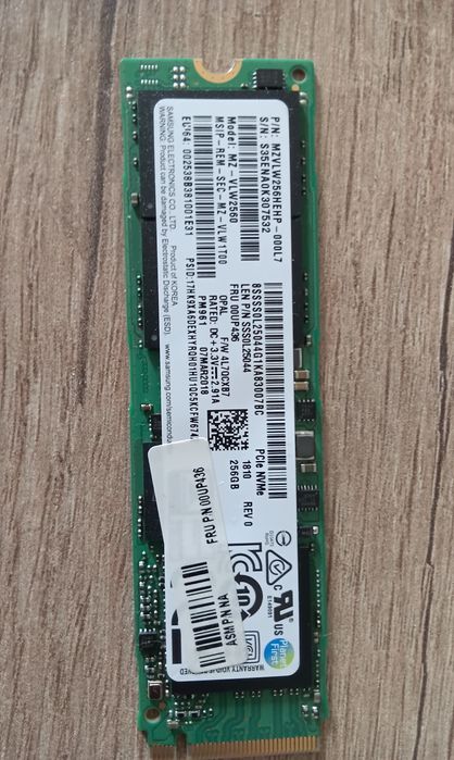 Dysk SSD 256GB używany