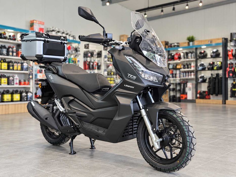 Scooter Linhai Buck 125 ADV Nova | ABS + TCS | Topcase incluída