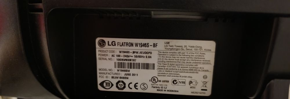 Mam do sprzedania monitor LG FLATRON