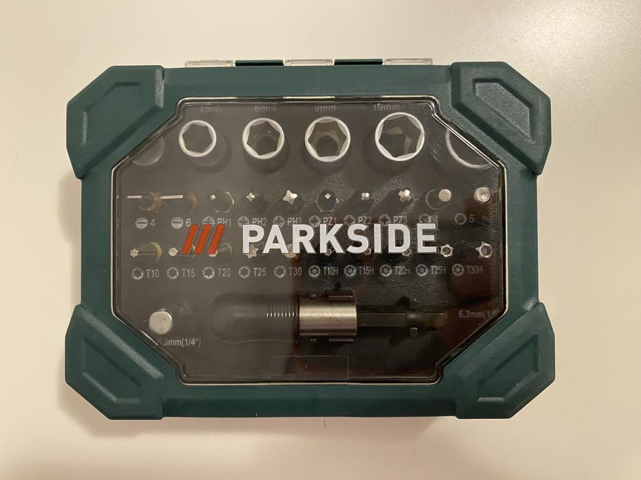Набір бітів та торцевих ключів Parkside 28 елементів