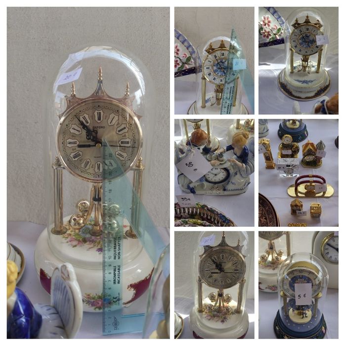 Várias antiguidades e artigos de decoração