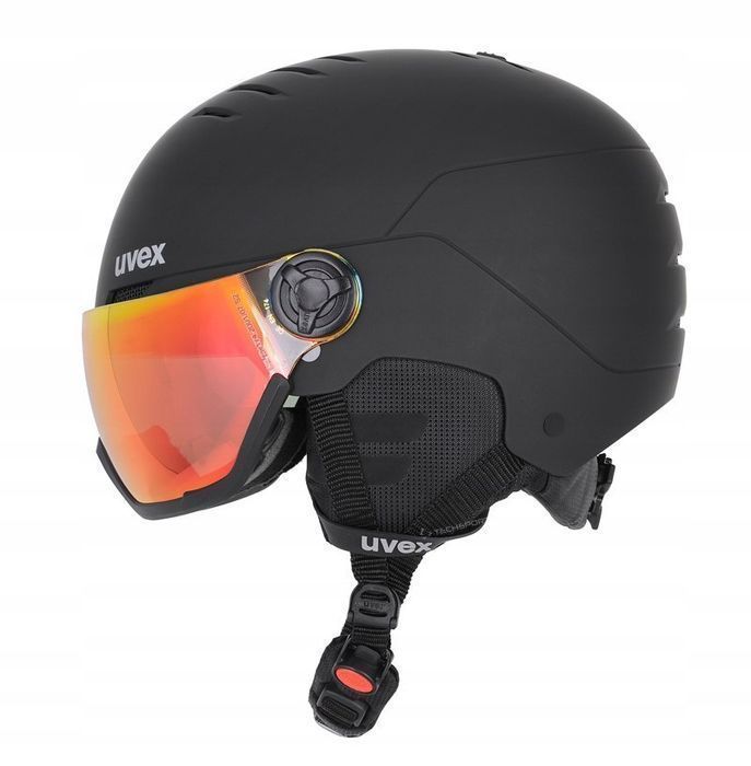Uvex Kask Narciarski Z Szybą Wizjerem Rozm 58-61Cm