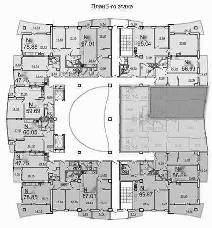 1-room apartment apartment by the address st. Kulikovo pole pl Oktyabrskoy revolyutsii pl (area 39 m²) - Atlanta.ua - photo 4