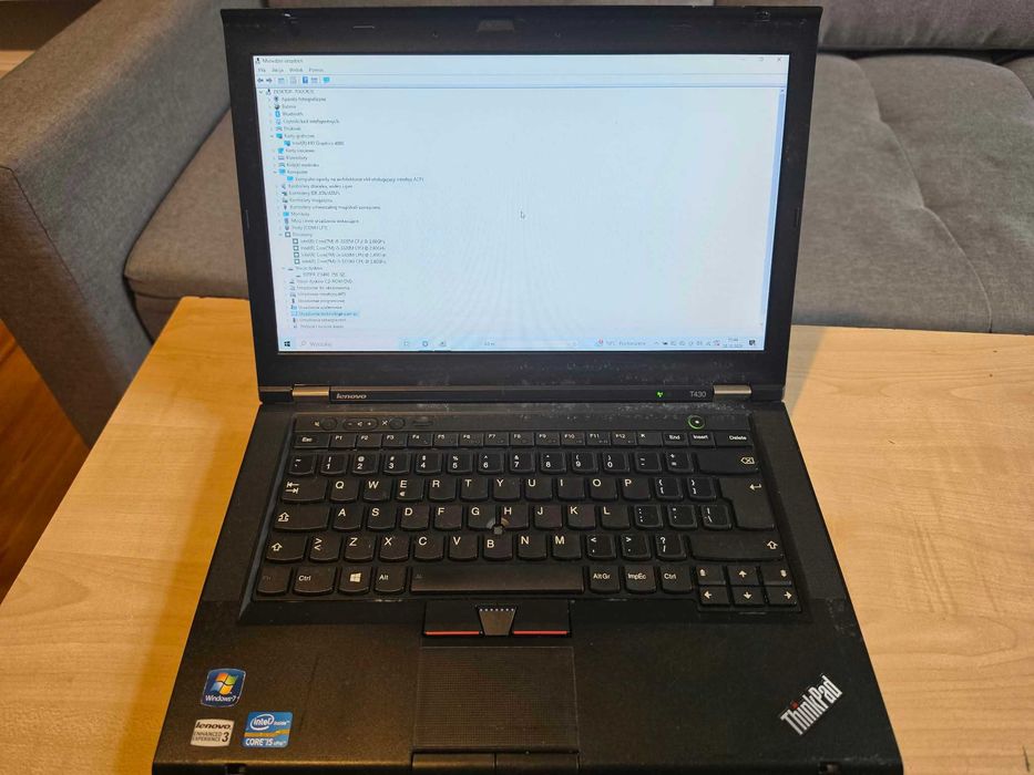 Laptop Lenovo ThinkPad i5  Dysk SSD 8GB RAM