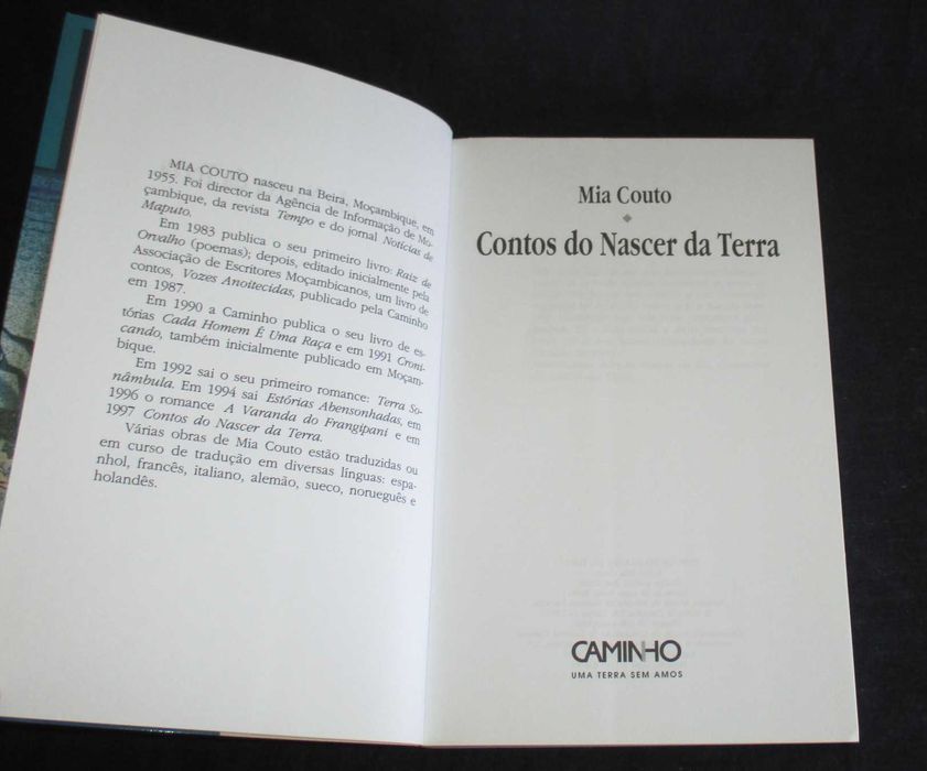 Livro Contos Do Nascer da Terra Mia Couto