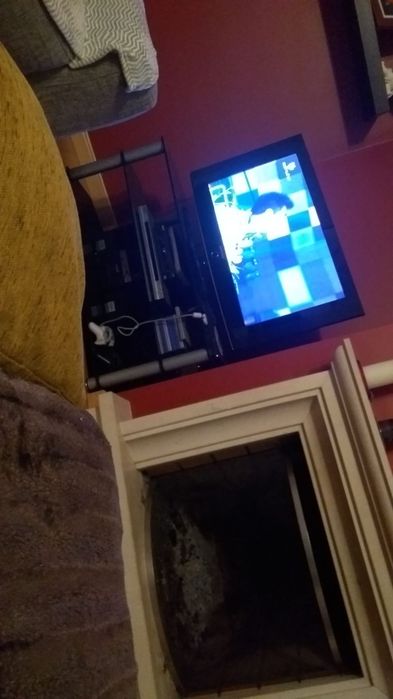 Móvel de TV em vidro