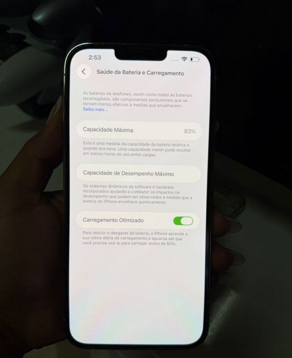 Vendo iPhone 13 Pro Max 128g bateria 83% tudo original.