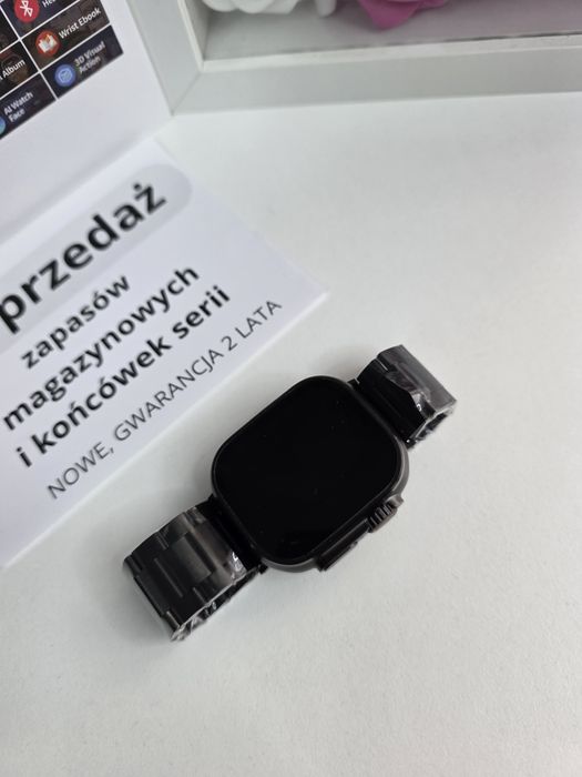 Smartwatch HK Ultra 3 AMOLED 2,12", połączenia, sport, – NOWY