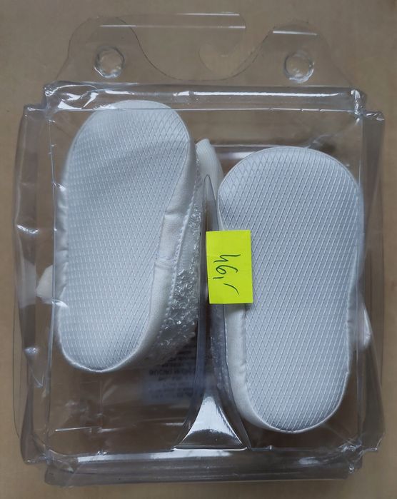 Buty do chrztu, niechodki białe, NOWE