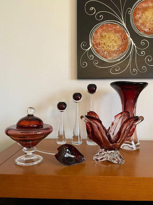 Conjunto de peças decorativas