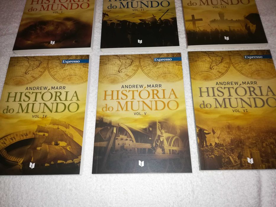 história do mundo (andrew marr) coleção de 6 volumes 2016