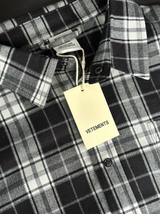 Сорочка унісекс Vetements  S-L рубашка чоловіча/жіноча