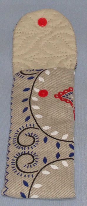 Estojo em tecido com fecho de mola 10 (NOVO)