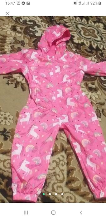 Гортаем,грязепруф куртка,дощовик,дождевик непромокайка 98-104см