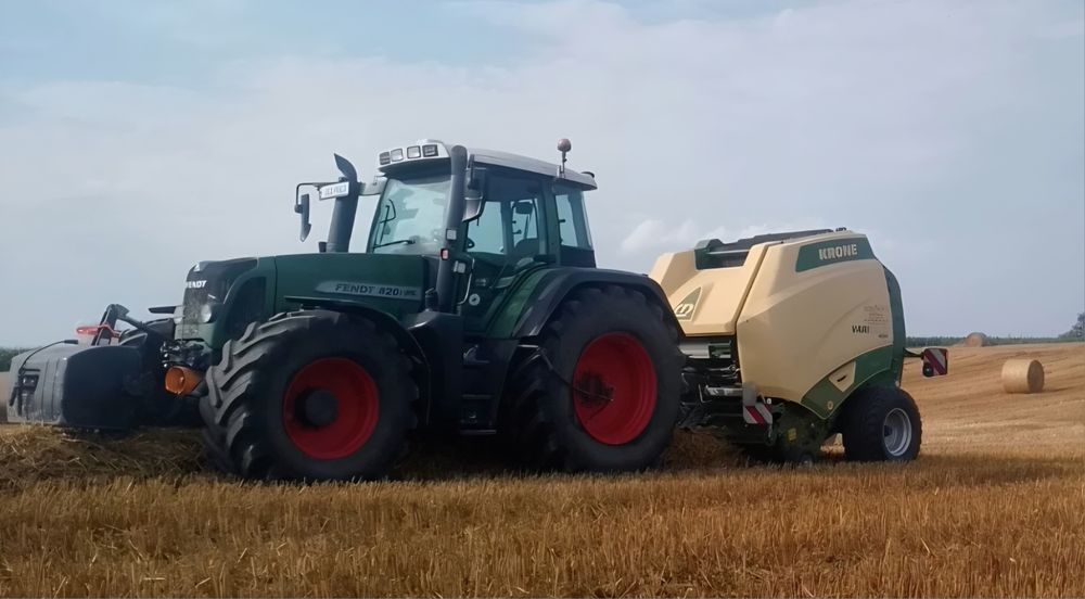 Prasowanie słomy,siana, usługa prasowania Krone varipack 165