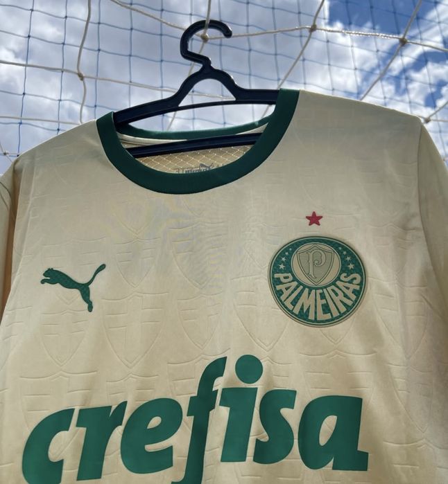 Camisola do Palmeiras Dourada Jogador - Envio Rápido