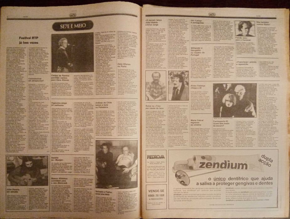 José Afonso	- - -		Se7e - nr. 244	- - - - -	Jornal
