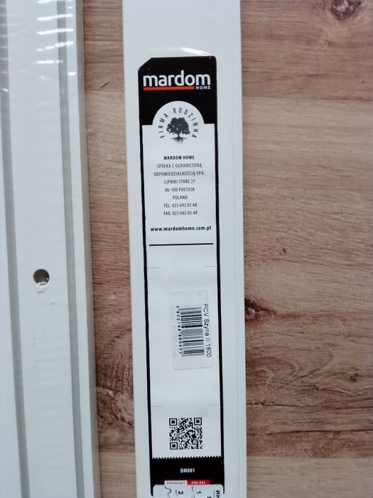 Szyny sufitowe dwutorowe 180 cm