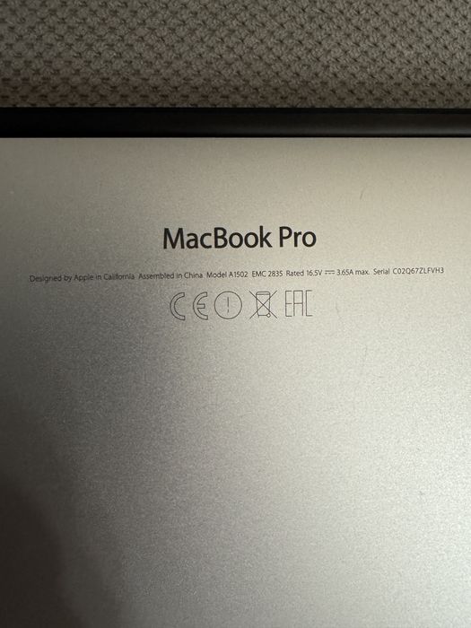 MacBook Pro 13” A1502