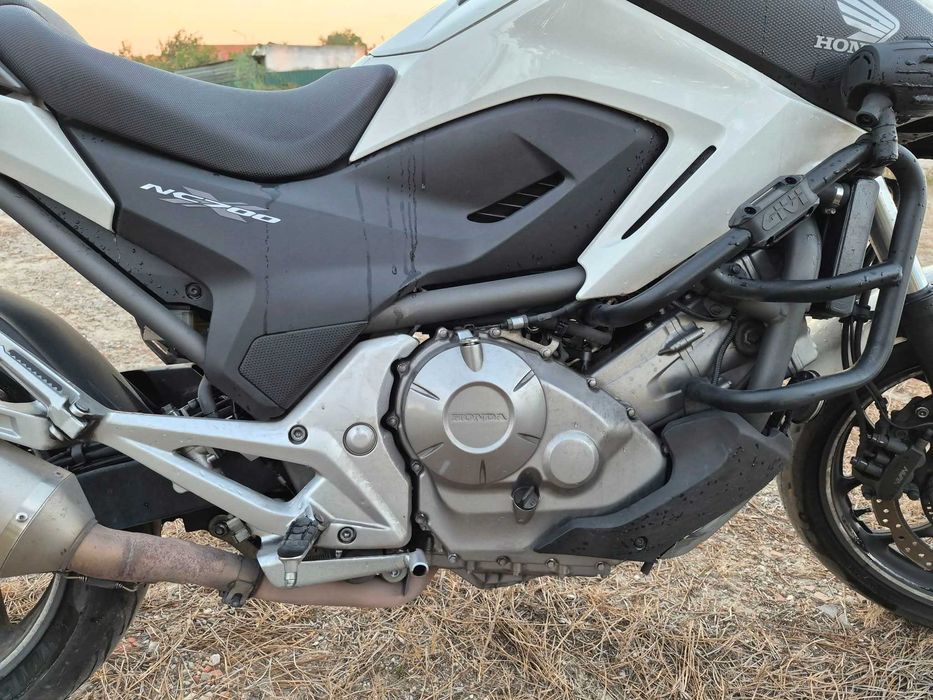 Honda Nc700X, pequeno dano