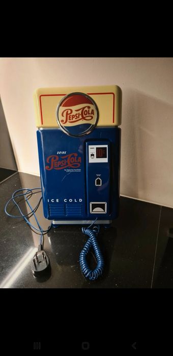 ATTENTION # For Collectors # PEPSICOLA Wall-Mounted Telephone from the 1990s