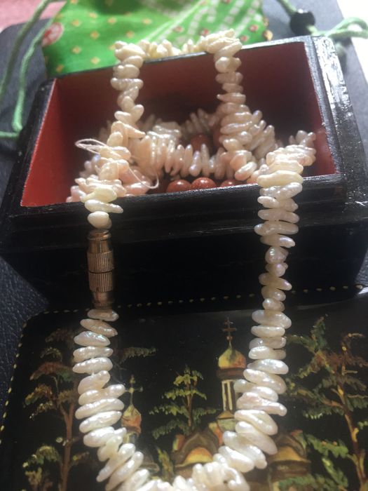 Бусы из натурального жемчуга(Индия)