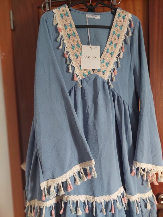 Vestido  cor ganga L/XL