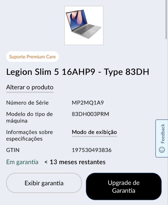 Lenovo Legion Slim 5 - RTX4070 - Ryzen 7 8845HS - 32GB RAM