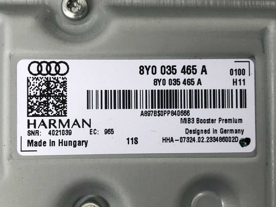 Wzmacniacz BANG OLUFSEN Audi A3 A4 A5 Q7 Q8