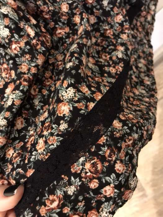 Платье цветочный принт, размер XS-S