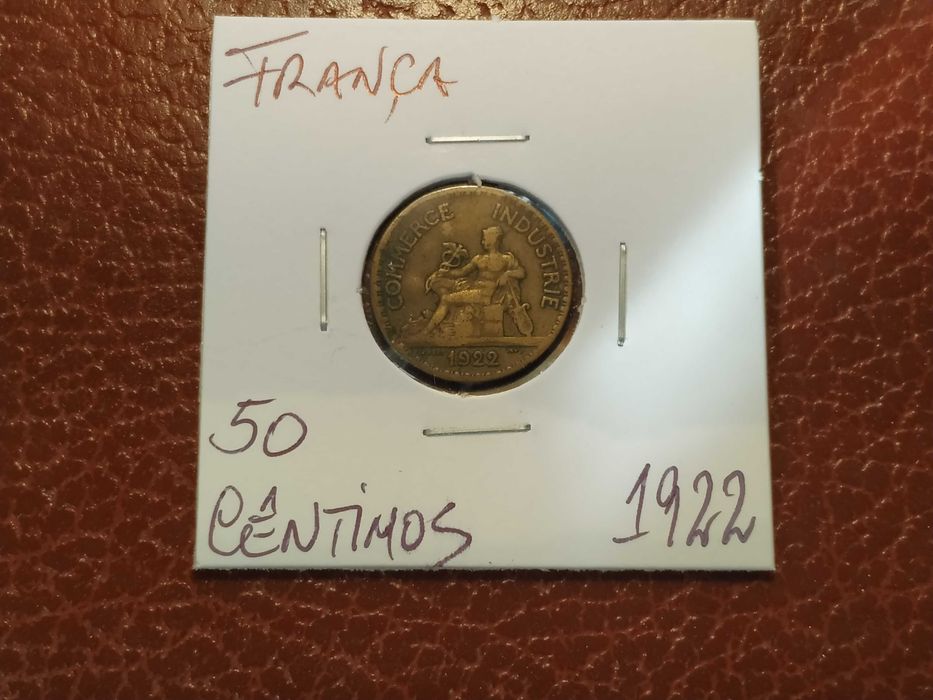 France - 1922 50-centime coin