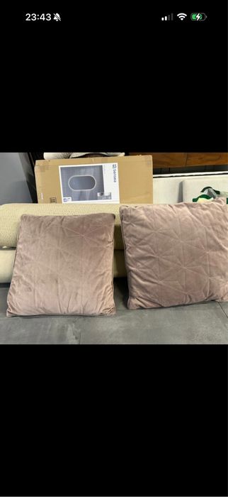 Conjunto duas almofada rose taupe