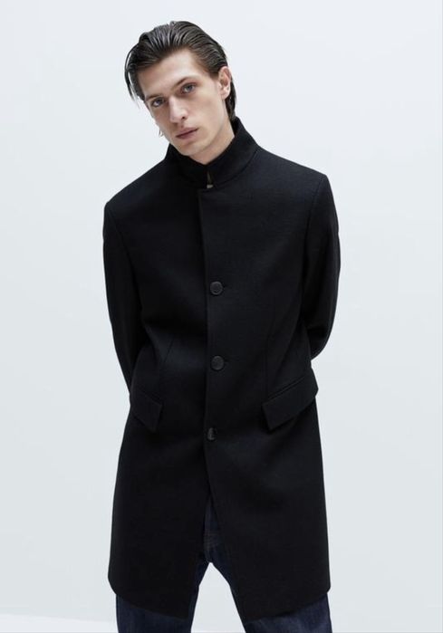 Вовняне пальто Zara, розмір xl