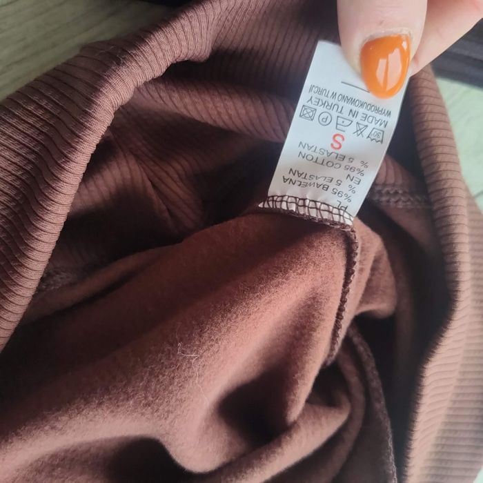Nowe kryjące legii legginsy getry spodnie s 36 bawełniane prążek