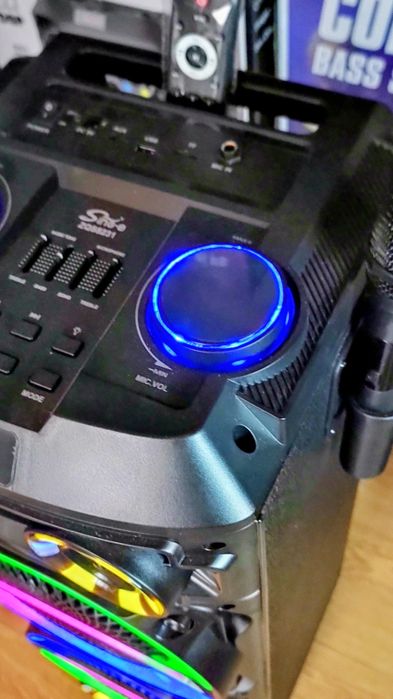 Караоке акустики SinG82(Bluetooth,USB,SD,FM, пультДУ) 2безпроводных ми