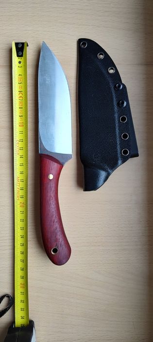 Nóż handmade że stali nierdzewnej + kydex