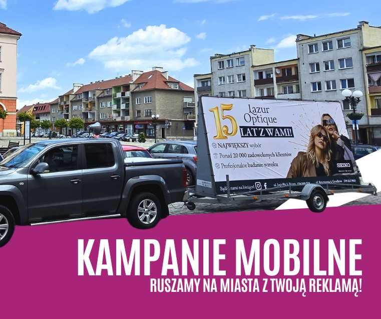Kampania Mobilna – Reklama Objazdowa | Cała Polska BrokersMedia.pl