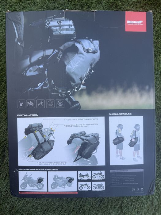 Malas para moto - imperméavel - 48litros