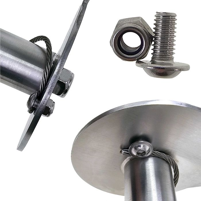 Kołowrotek do grilla nierdzewny korbka łożyska z brązu wysoka jakość