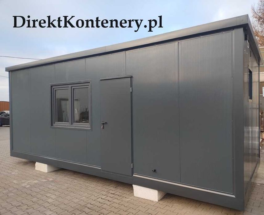 Kontener szatniowy socjalny WC+ prysznic+ jadalnia 21m2