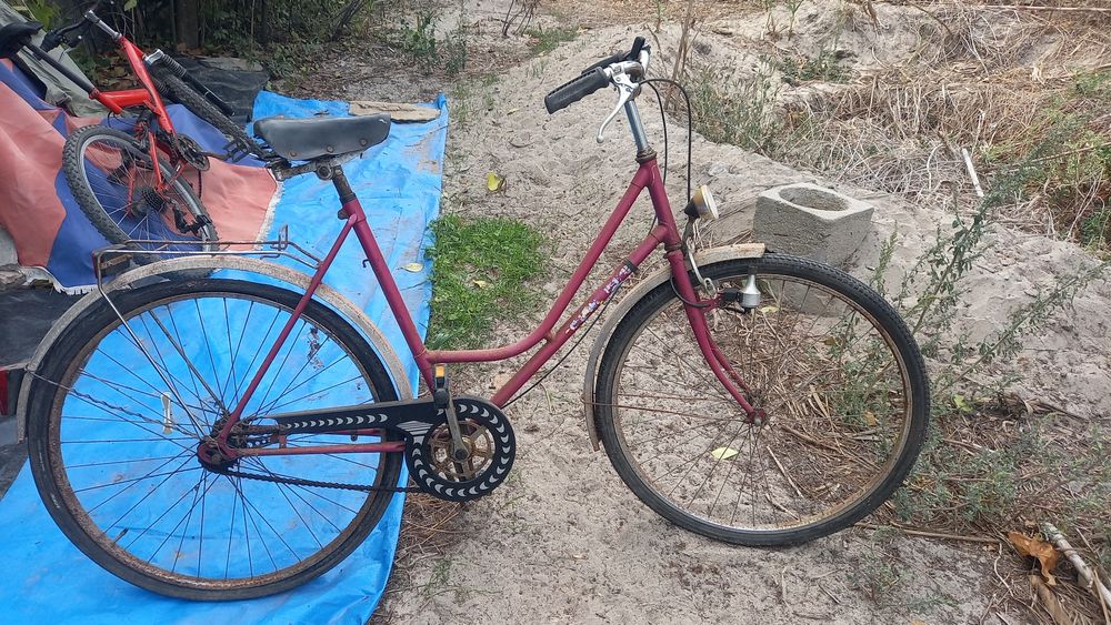 Bicicleta Pasteleira Antiga Inglesa com travão de Cubo