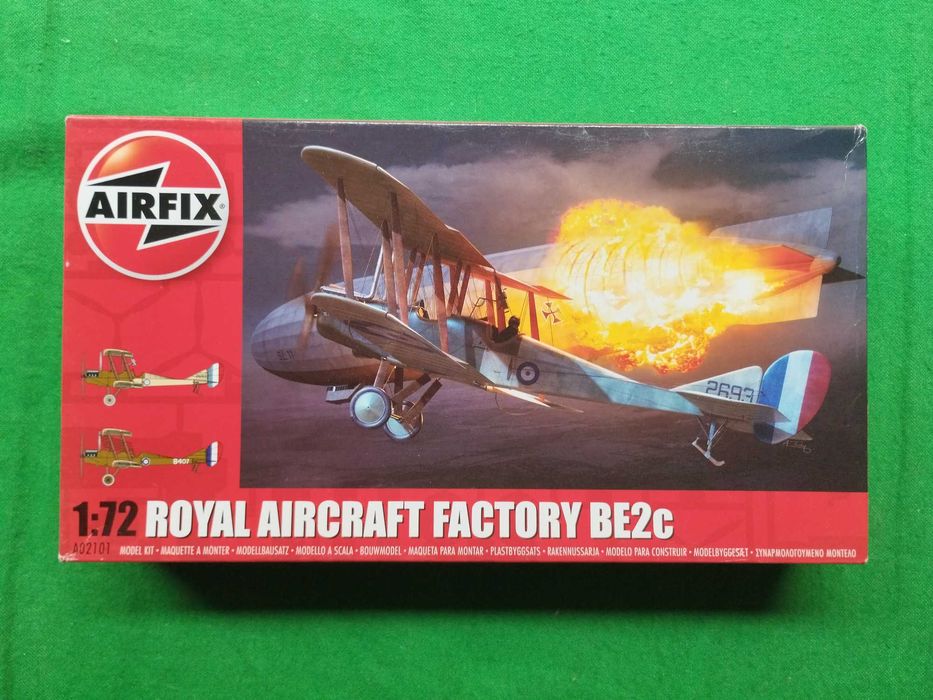 1/72 Airfix AX02101 Royal Aircraft Factory BE.2c RFC RAF kit modelismo