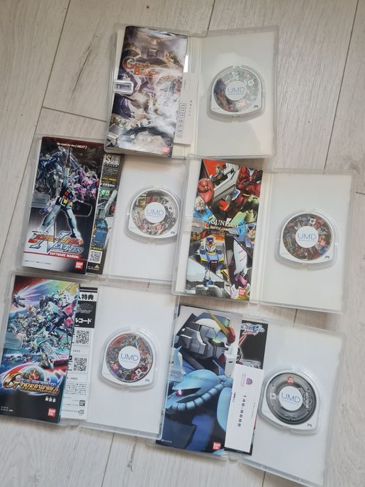 Zestaw 5 gier GUNDAM na PsP Sony JAPAN