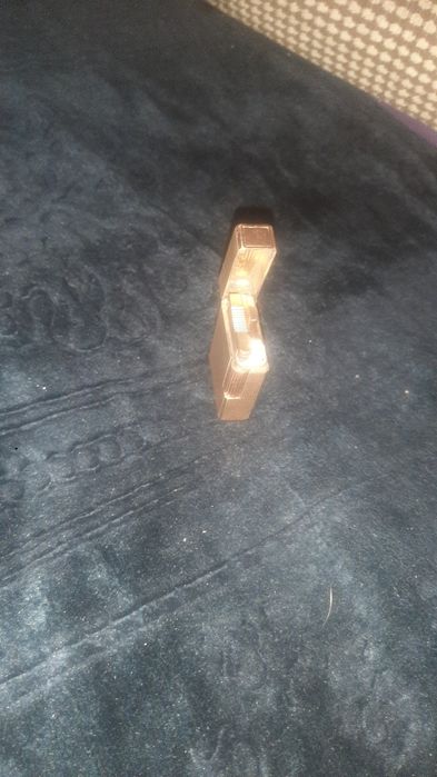 Isqueiro de bolso de gás banhado a ouro