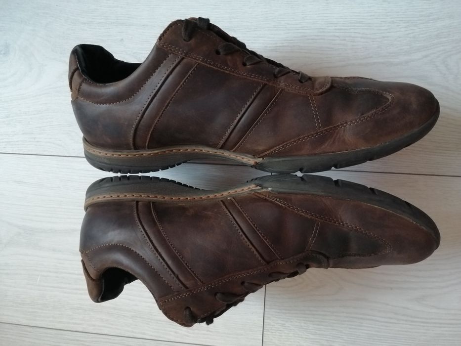 Tommy Hilfiger 44 półbuty męskie skórzane brązowe