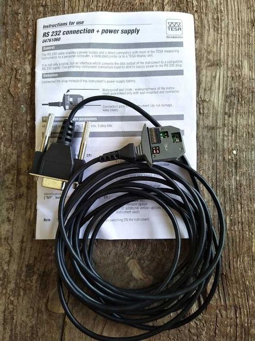 Кабель для передачі данних TESA 04761060 для інструмента TESA
