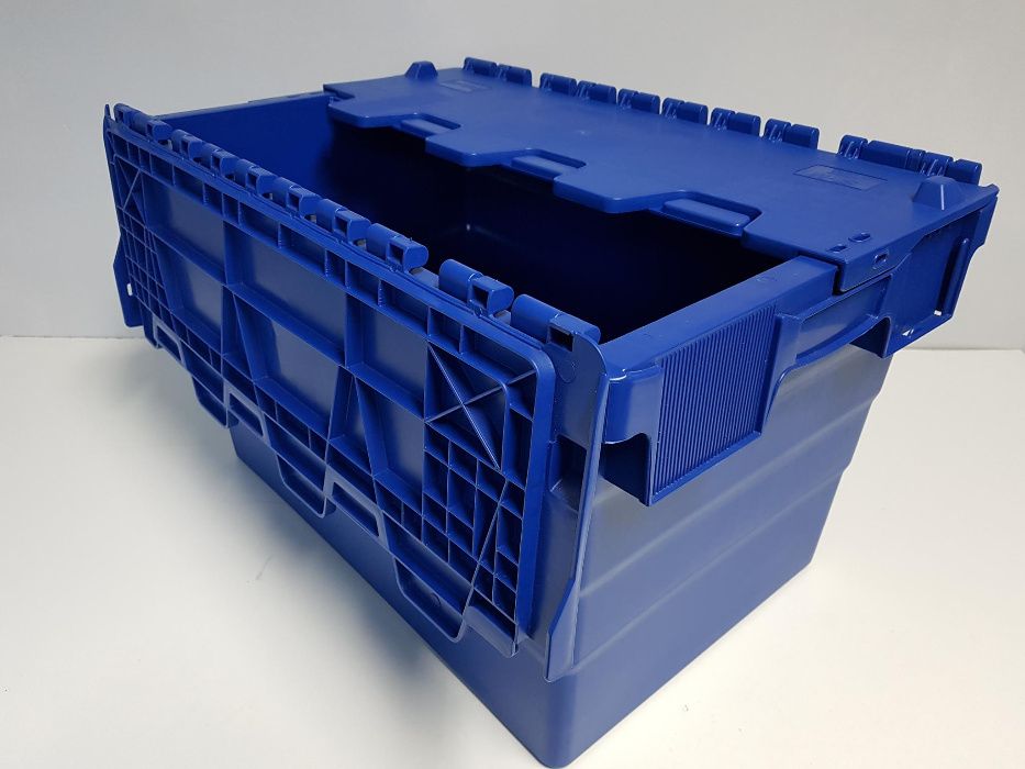 Pojemnik kurierski magazynowy transportowy zamykany-60x40x41cm.