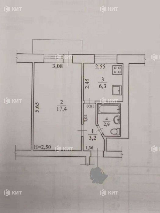 1к. 31м2 Одеська (Одесская, пр. Байрона 1) 131408