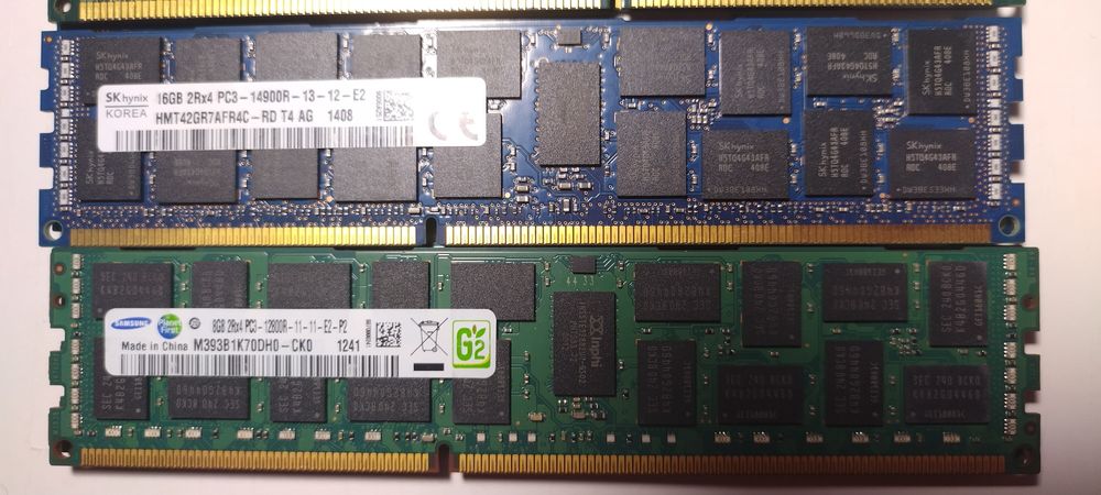 Серверна об'ємом 4гб,8гб та 16Гб  DDR3 планки