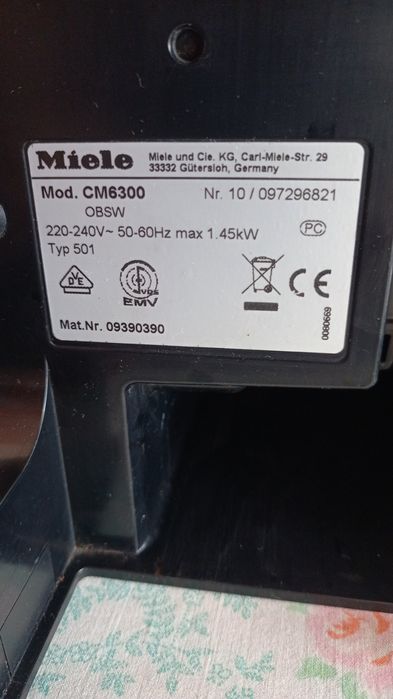 Кавомашина Miele CM 6300